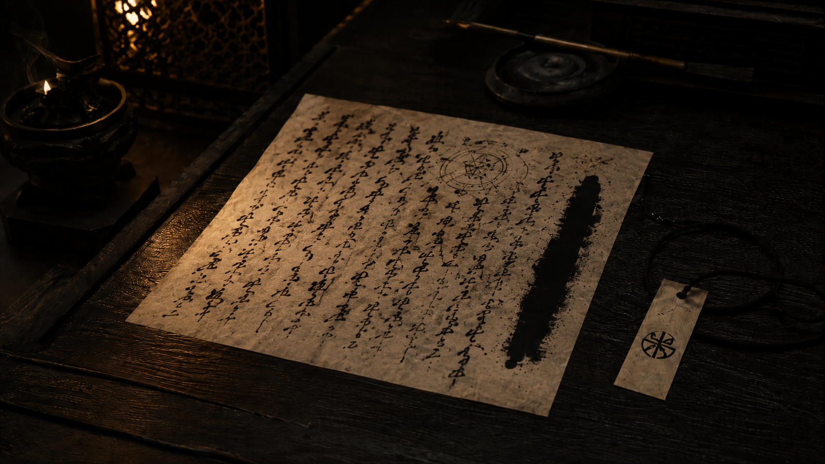 黒願文の納品サンプル画像